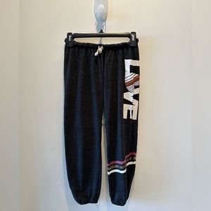 Graphic crop Sweatpants (XS) -spiritual gangster